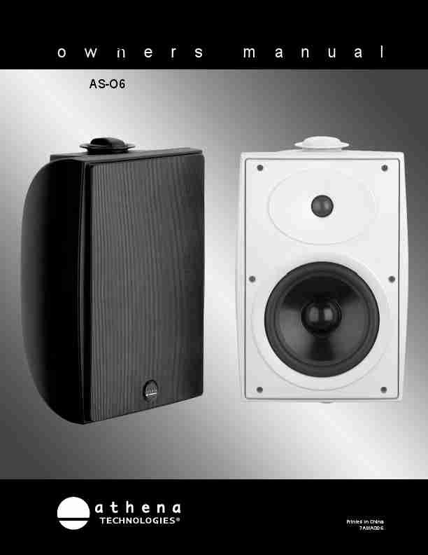 Athena Technologies Speaker System AS-O6-page_pdf